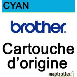  Brother - LC1240C - Cartouche d'encre cyan d'origine - 600 pages 