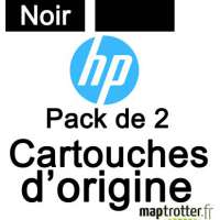  HP - N°56 - Pack de 2 cartouches d'encre noire - C9502AE  