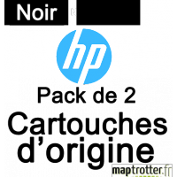  HP - N°338 - Pack de 2 cartouches  d'encre noire - CB331EE - 960 pages 