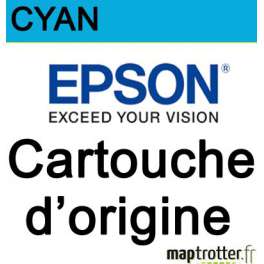  Epson - T2702 - Cartouche d'encre cyan - Encre Durabrite - série Réveil - C13T27024010 