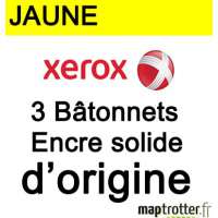  Xerox - 108R00671 - Cartouche d'encre solide - jaune - d'origine - 3 bâtonnets - 3000 pages au total 