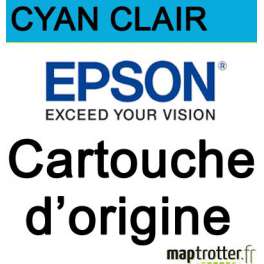  Epson - T1575 - Cartouche d'encre cyan clair - série Tortue - C13T15754010 