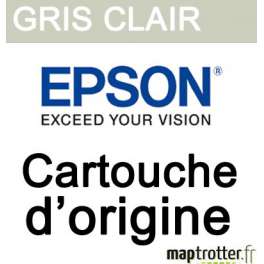 Epson - T5809 - Cartouche d'encre Gris Clair - 80ml - C13T580900 Epson - T5809 - Cartouche d'encre Gris Clair - 80ml - C13T580900