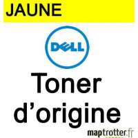 Dell - 593-10260 - Toner jaune - 2000 pages - PN124