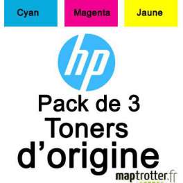 HP - CF252XM - Pack de 3 toners - cyan, jaune, magenta - produit d'origine - 3 x 5 000 pages HP - CF252XM - Pack de 3 toners - cyan, jaune, magenta - produit d'origine - 3 x 5 000 pages