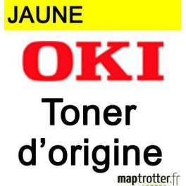 OKI - 46508713 - toner jaune d'origine -  1 500 pages
