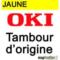 OKI - 46507413 - Tambour jaune - produit d'origine - 30 000 pages