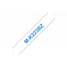 Brother - MK223BZ - Blister de 1 ruban bleu/blanc Brother - MK223BZ - Blister de 1 ruban bleu/blanc