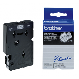 Brother - TCM91 - Trans.Mat/Noir 9mm Brother - TCM91 - Trans.Mat/Noir 9mm