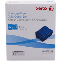 Xerox - 108R00954 - Encre solide - cyan - d'origine - 6 bâtonnets - 17300 pages
