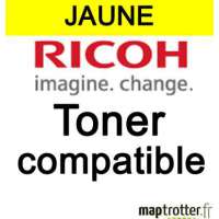 Ricoh - MPC400E/841553 - Toner compatible - jaune