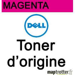Dell - 593-11121 - Toner magenta - produit d'origine  - 9000 pages - XKGFP