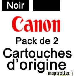 Canon - PGI-550XL BK 2P - Cartouche noire pack 2 - produit d'origine -  6431B005
