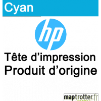 HP - 11 - Tête d'impression cyan- produit d'origine - C4811A