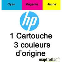 HP - 57 - Cartouche d'encre 3 couleurs - 17ml - 500 pages - produit d'origine - C6657AE