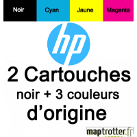 HP - N9J71AE - Pack de 2 cartouches - noire et couleur - produit d'origine