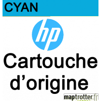 HP - T6L87AE - Cartouche d'encre - cyan - 315 pages    