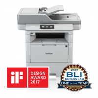 Brother - MFC-L6900DW - Imprimante multifonction (Impression - copie - scan - fax) laser - noir et blanc - A4 - recto verso - wi