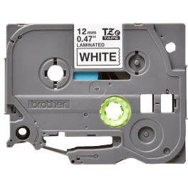 Brother - TZE-231 - Etiquettes - Noir sur Blanc - Rouleau (12 mm x 8 m) - autocollant lamainé Brother - TZE-231 - Etiquettes - Noir sur Blanc - Rouleau (12 mm x 8 m) - autocollant lamainé