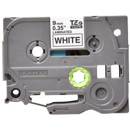Brother - TZE-221 - Etiquettes - Noir sur Blanc - Rouleau (9 mm x 8 m) - autocollant lamainé Brother - TZE-221 - Etiquettes - Noir sur Blanc - Rouleau (9 mm x 8 m) - autocollant lamainé
