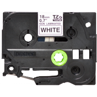 Brother - TZE-N241 - Etiquettes - Noir sur Blanc - 18 mm - Rouleau (1,8 cm x 8 m) - non laminé