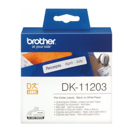 Brother - DK-11203 - Etiquettes de classement 17 x 87 mm - 300 étiquettes 