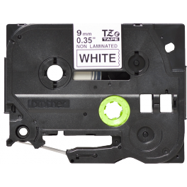 Brother - TZE-N221 - Etiquettes - Noir sur Blanc - 9 mm - Rouleau (0,9 cm x 8 m) - non laminé Brother - TZE-N221 - Etiquettes - Noir sur Blanc - 9 mm - Rouleau (0,9 cm x 8 m) - non laminé