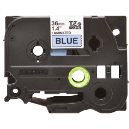 Brother - TZE-561 - Etiquettes - Noir sur Bleu - 36 mm - Rouleau (3,6 cm x 8 m) - autocollant laminé Brother - TZE-561 - Etiquettes - Noir sur Bleu - 36 mm - Rouleau (3,6 cm x 8 m) - autocollant laminé