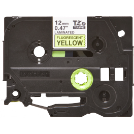 Brother - TZE-C31 - Etiquettes - Noir sur Jaune Fluo 12 mm - Rouleau (1,2 cm x 8 m) - autocollant laminé Brother - TZE-C31 - Etiquettes - Noir sur Jaune Fluo 12 mm - Rouleau (1,2 cm x 8 m) - autocollant laminé