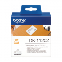 Brother - DK-11202 - Etiquettes d'expédition 62 x 100 mm  - 300 étiquettes 