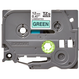 Brother - TZE-731 - Etiquettes - Noir sur Vert 12 mm - Rouleau (1,2 cm x 8 m) - autocollant laminé Brother - TZE-731 - Etiquettes - Noir sur Vert 12 mm - Rouleau (1,2 cm x 8 m) - autocollant laminé