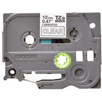 Brother - TZE-135 - Etiquettes - Blanc sur Transparent - Rouleau (12 mm x 8 m) - autocollant lamainé