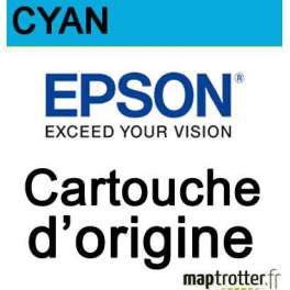 Epson - 34XL - C13T34724020 - Golf Ball - Cartouche d'encre cyan - produit d'origine -10,8ml - 950 pages