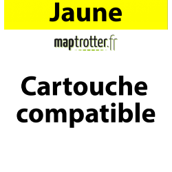 LC-970 Y - Cartouche d'encre jaune Maptrotter compatible Brother - 2255 pages - carm - arm 