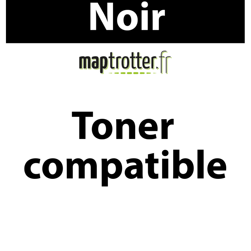 44973536 - Toner noir Maptrotter compatible OKI - 2 200 pages - ram 