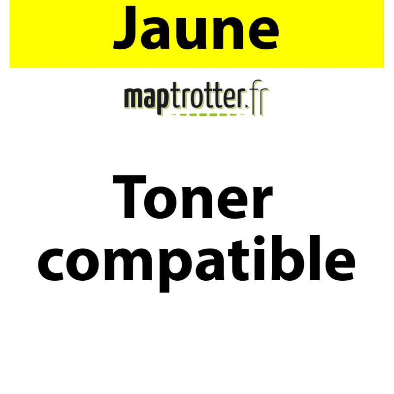 C-EXV55Y /2185C002AA - Toner jaune Maptrotter compatible Canon - cmix 
