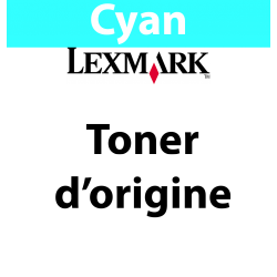 Lexmark - 78C0X20 - Toner cyan - produit d'origine - 5 000 pages 