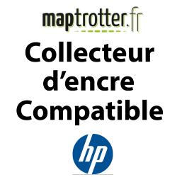 CE254A - COLLECTEUR D'ENCRE USAGÉE Maptrotter compatible HP - 36 000 PAGES - 10454 