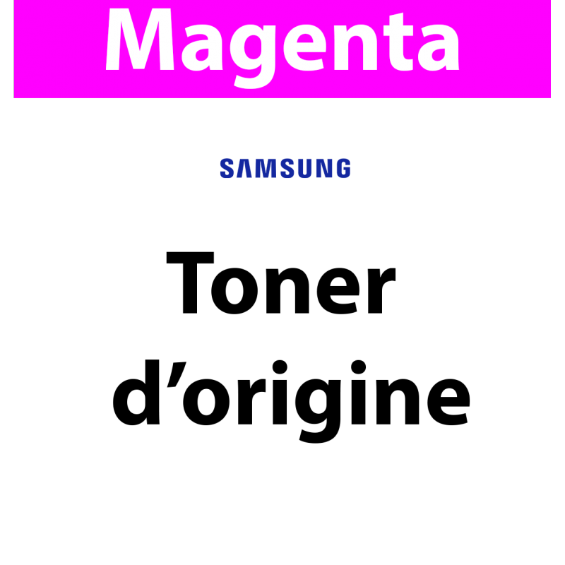 Samsung - CLT-M406S - SU252A - Toner magenta - produit d'origine - 1 000 pages Samsung - CLT-M406S - SU252A - Toner magenta - produit d'origine - 1 000 pages