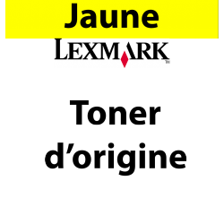 Lexmark - C320040 - Toner jaune - produit d'origine - 1 500 pages 