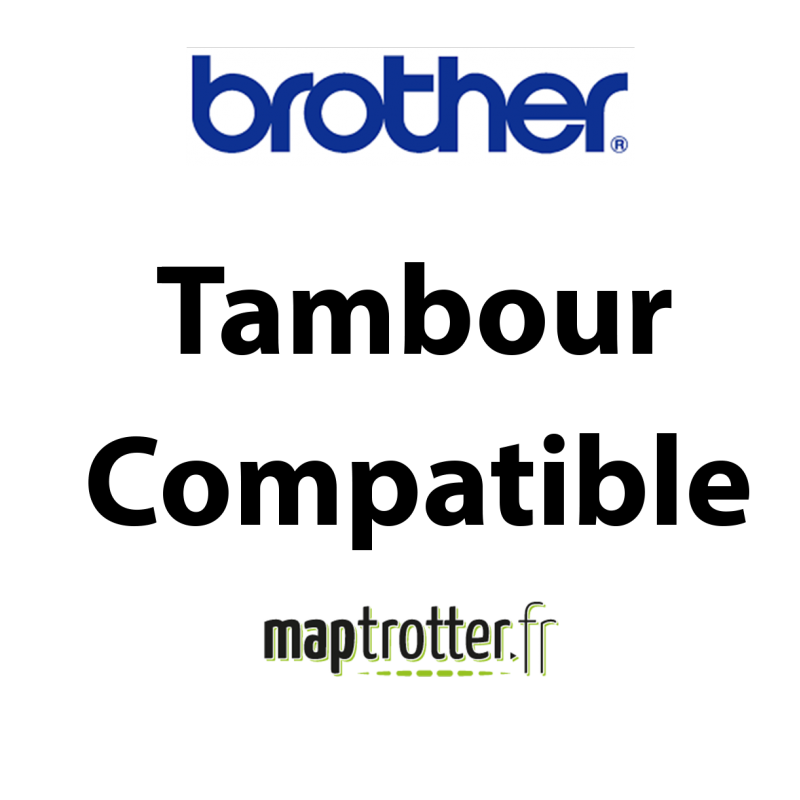 DR-2000 - Tambour Maptrotter compatible Brother - 12 000 pages - Référence : RE19011123 