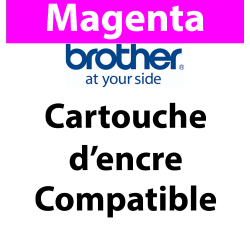 LC-223 M - Cartouche d'encre MAPTROTTER - COMPATIBLE BROTHER - MAGENTA - 600 PAGES 