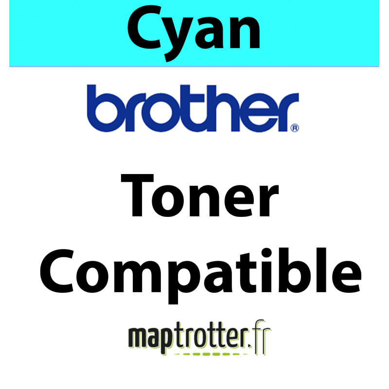 TN-320C - Toner cyan Maptrotter compatible Brother - 1 500 pages 