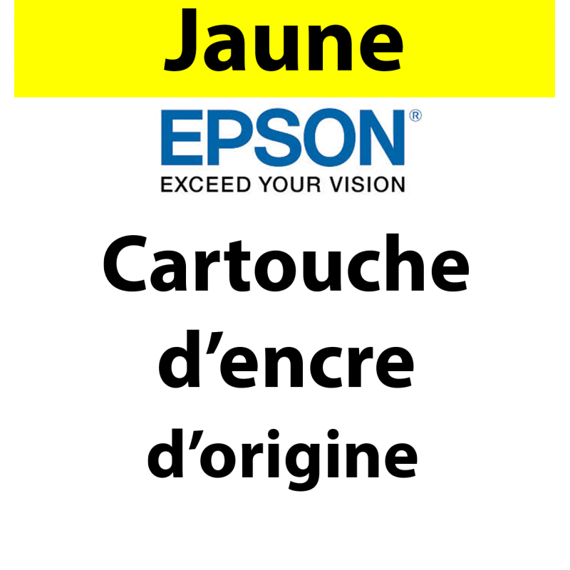 Epson - 27XL - T2714 - Cartouche d’encre jaune - produit d'origine - 10.4 ml - 1 100 pages - C13T27144022  