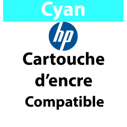953XL - F6U16AE - CARTOUCHE D'ENCRE CYAN MAPTROTTER COMPATIBLE HP - 1 600 PAGES 