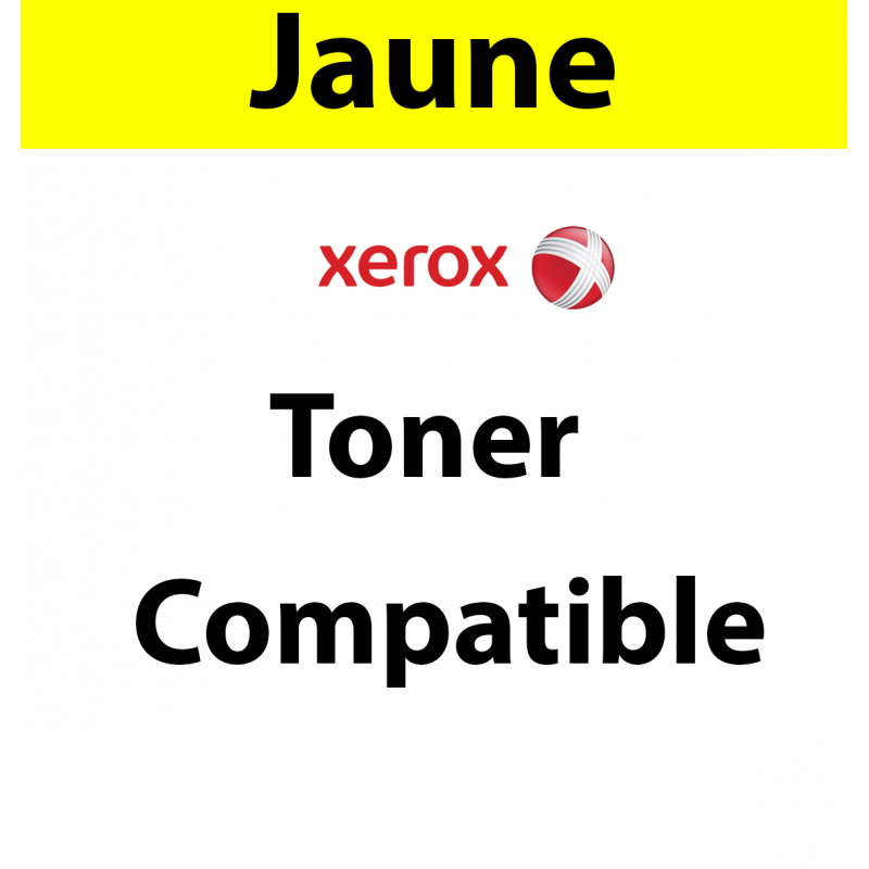 113R00725 - Toner - jaune Maptrotter compatible Xerox - 6 000 pages 