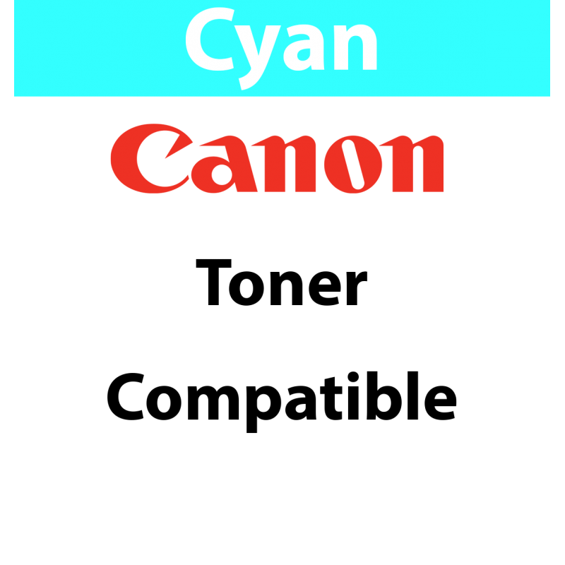 054H - 3027C002 - Toner cyan Maptrotter compatible Canon - 2 300 pages - 10281 