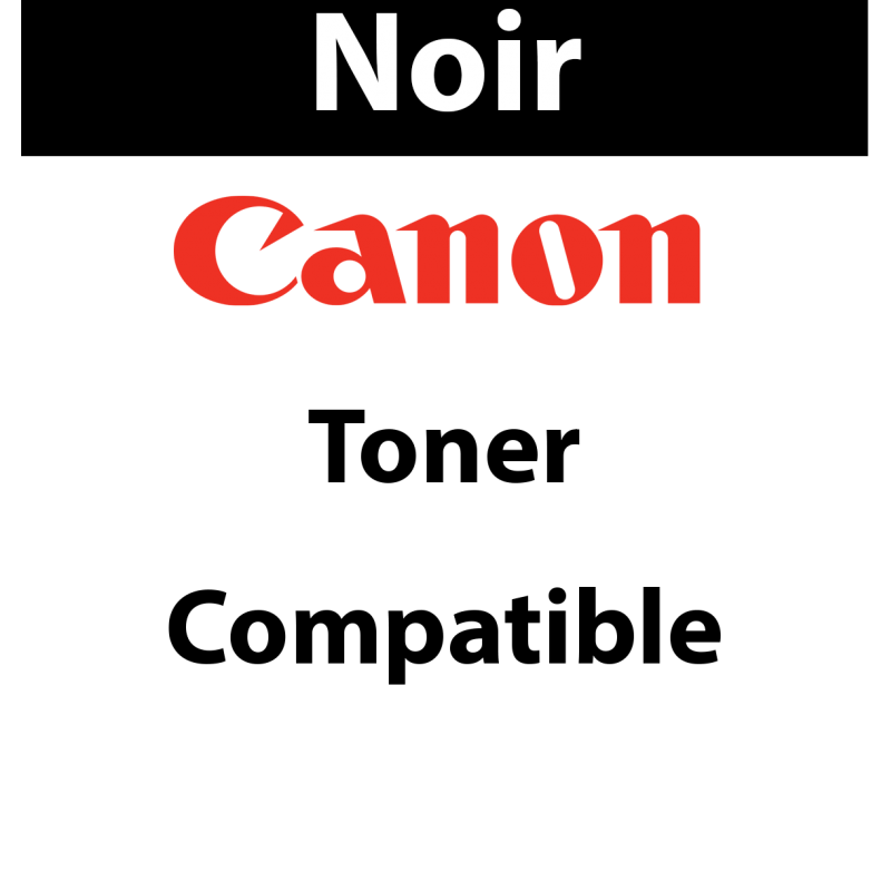 054H - 3028C002 - Toner noir Maptrotter compatible Canon - 3 100 pages - 10280 