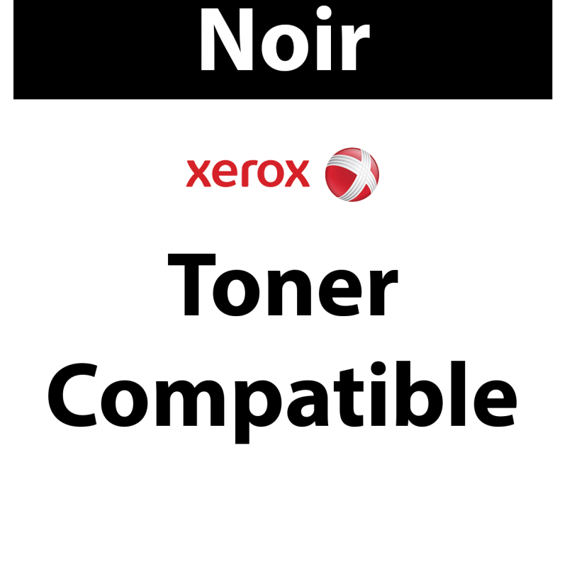106R01630  - Toner noir Maptrotter compatible Xerox - 2 000 pages 