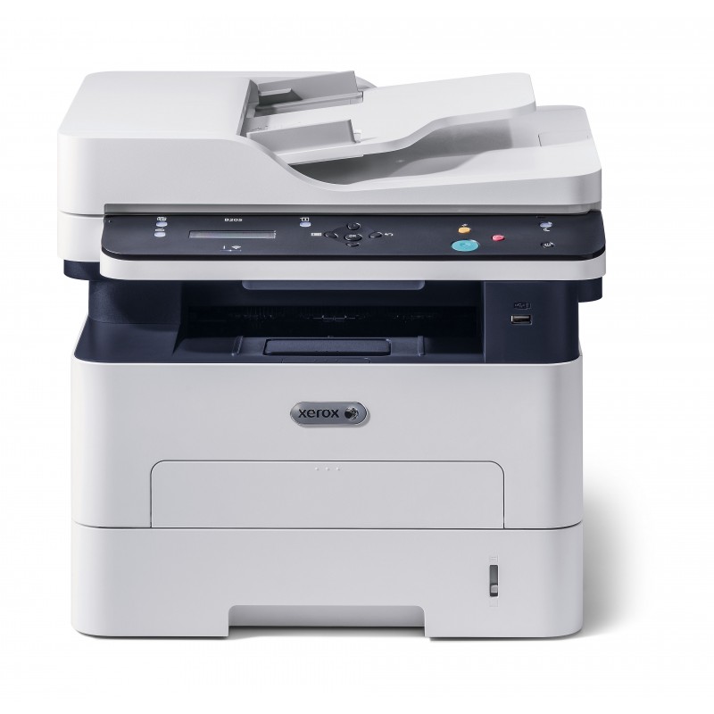 Xerox - B205 - Multifonctions, Impression, Copie, Scan, Laser, Noir et blanc, A4, Réseau, Wifi, non recto verso, 30 ppm 